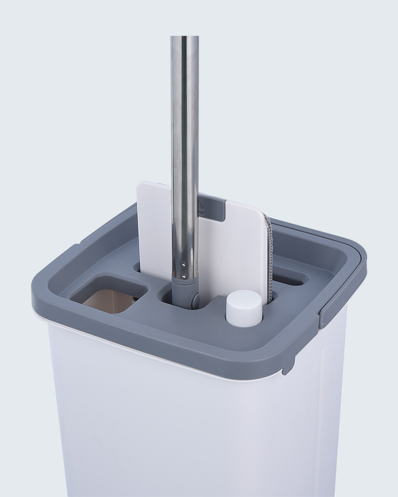 Hands Free Tvätt Mopx Flat Mop Hink Set