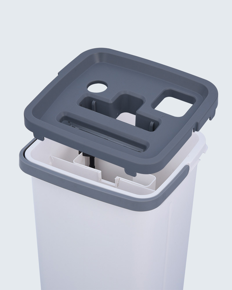 Hands Free Tvätt Mopx Flat Mop Hink Set