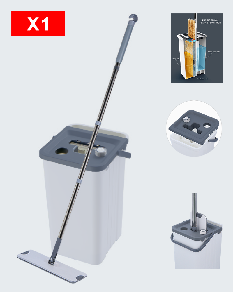 Ren och smutsig vattenavskiljande Mopp Hink Set